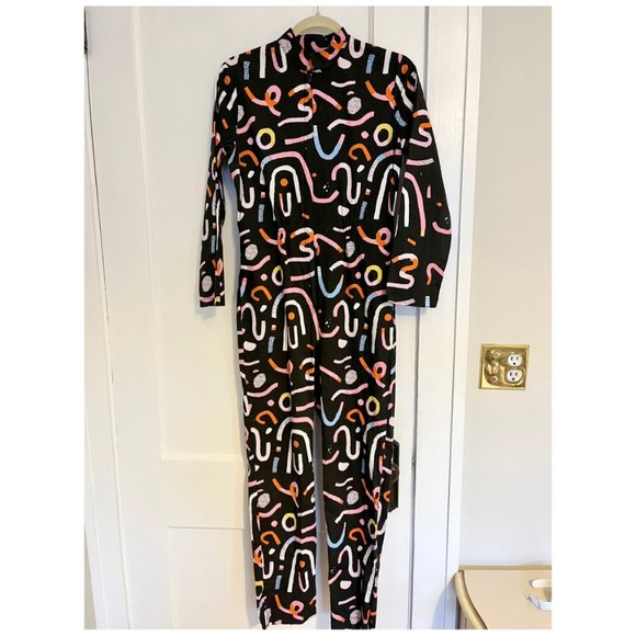 *RARE* like new Nooworks Devo Suit (long sleeve jumpsuit) in Candy, S - Picture 3 of 10